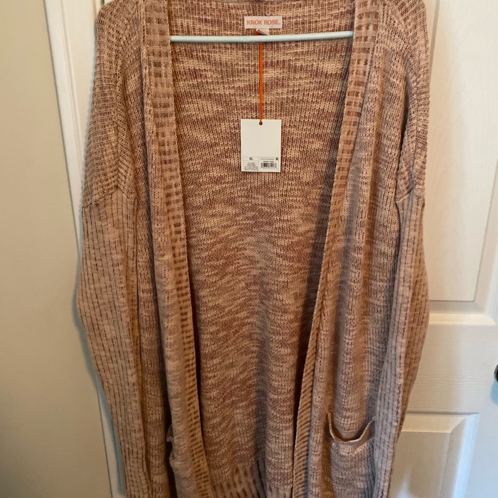 Knox Rose Women's Tan Cardigan